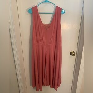 ‼️sale‼️Lane Bryant Coral Midi Dress